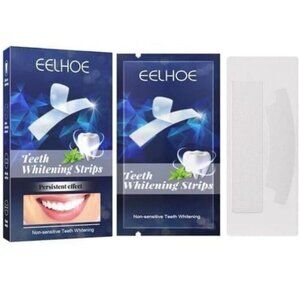 Teeth Whitening Strips  For Sensitive Teeth - Fast & Effective Stain Removal New
